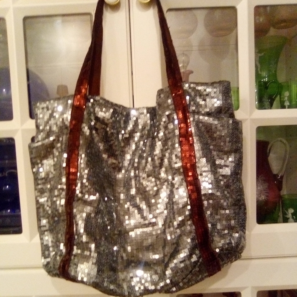 🦋Gap Tote *Sequined handbag